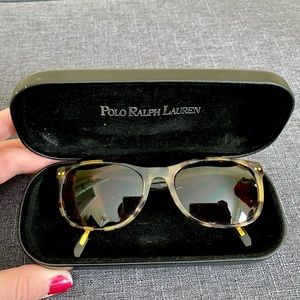 Polo Ralph Lauren Tortoise Shell Wayfarer Sunglasses